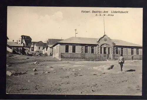 Ansichtskarte Deutsch Südwestafrika Kaiserl. Bezirks Amt Lüderitzbucht um 1910