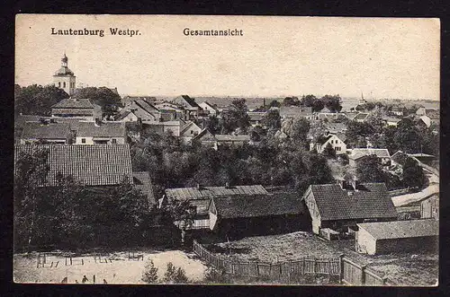 Ansichtskarte Lautenburg Westpreußen 1919