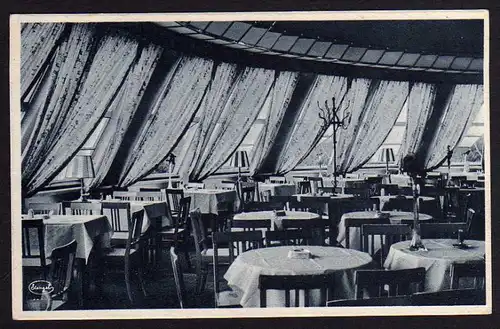 Ansichtskarte Dresden Cafe Resturant Kugelhaus Innenansicht