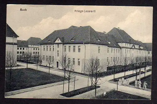 Ansichtskarte Berlin Buch Kriegs Lazarett um 1918 Kunstverlag Goldiner