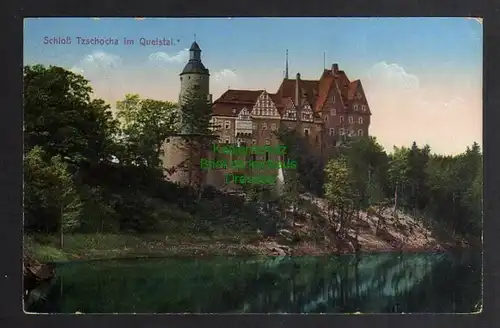 Ansichtskarte Schloß Tzschocha im Quaistal um 1920