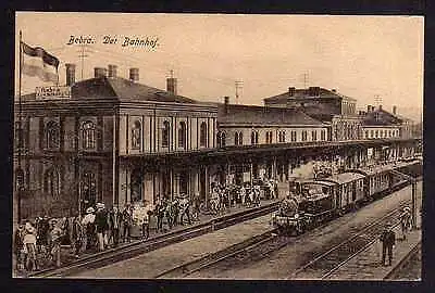Ansichtskarte Bebra Der Bahnhof Gleisseite