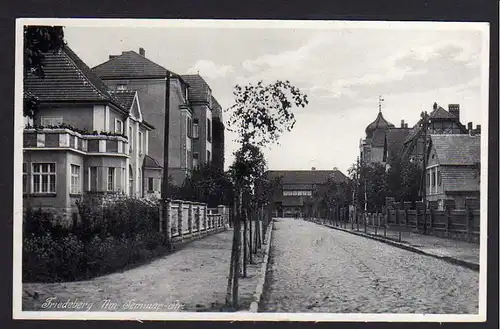 Ansichtskarte Friedeberg Nm. Seminar Straße 1939