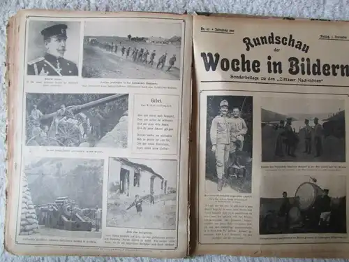 Zeitung Rundschau der Woche in Bildern Jahrgang 1915 Sonderbeilage zu den Zittau