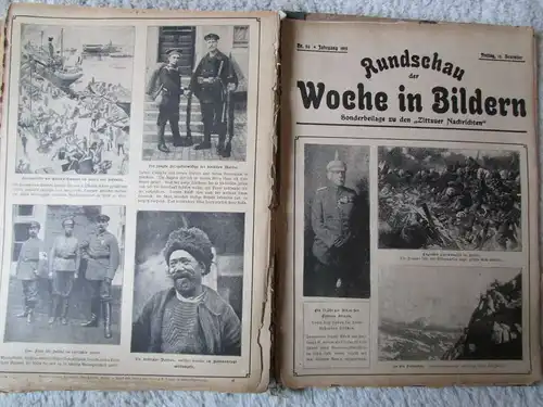 Zeitung Rundschau der Woche in Bildern Jahrgang 1915 Sonderbeilage zu den Zittau