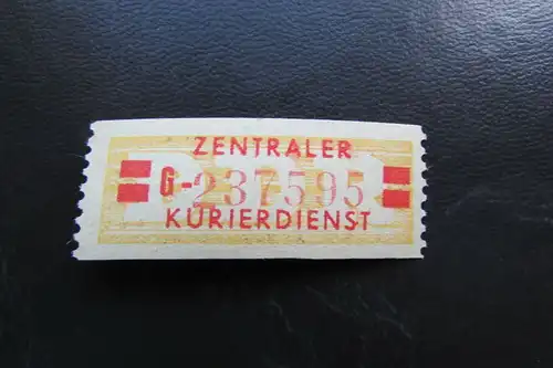 DDR ZKD Dienstmarken Wertstreifen B 19 II G ** Original !!!