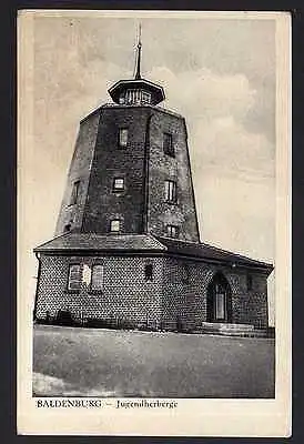 Ansichtskarte Baldenburg Jugendherberge 1939 Landpoststempel Stremlau