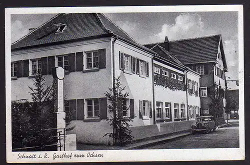 Ansichtskarte Schnait Remstal Weinstadt Gasthof zum Ochsen