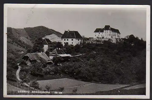 Ansichtskarte Leibnitz Österreich Steiermark 1941 Seggauberg Schloß