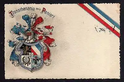 Ansichtskarte Transrhenania München Studentika seis Panier 1910 Nunquam retrorsum