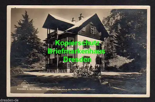 Ansichtskarte Puchen bei Bad Aussee 1927 Fotokarte Rosegger Jugendheim des Heim ins