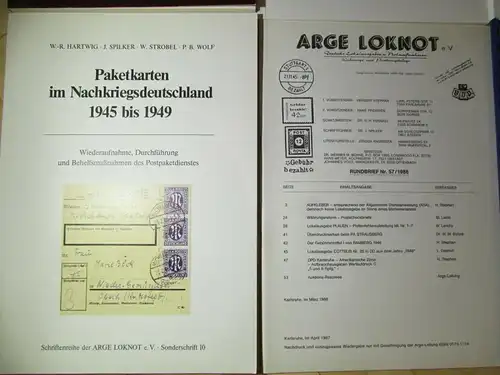 Deutsche Barfrankaturen und Notentwertungen ab 1945 Literaturpaket Hefte 1 - 55