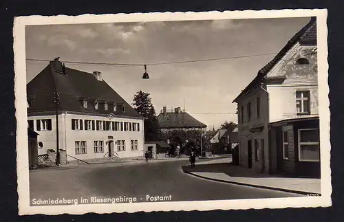 Ansichtskarte Schmiedeberg i. Riesengebirge Postamt Fotokarte um 1930
