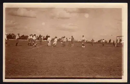 Ansichtskarte Deutsche Gefangene 1914 Fußball Nairobi