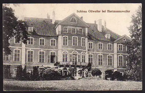 Ansichtskarte Schloss Ollweiler bei Hartmannsweiler1915 Feld