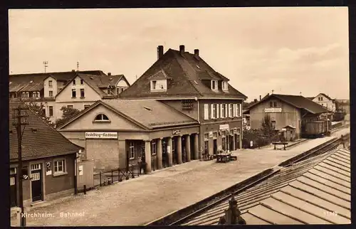 Ansichtskarte Heidelberg Kirchheim Bahnhof