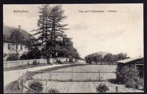Ansichtskarte Swidwin Schivelbein um 1910 Weg nach Friedensburg Grössin