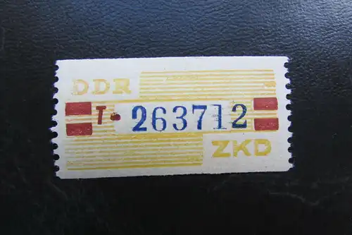 DDR ZKD Dienstmarken Wertstreifen B 25 T ** Original !!!