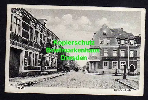 Ansichtskarte Reppen Rzepin 1929 Richterstrasse SST 600 Jahrfeier 1929