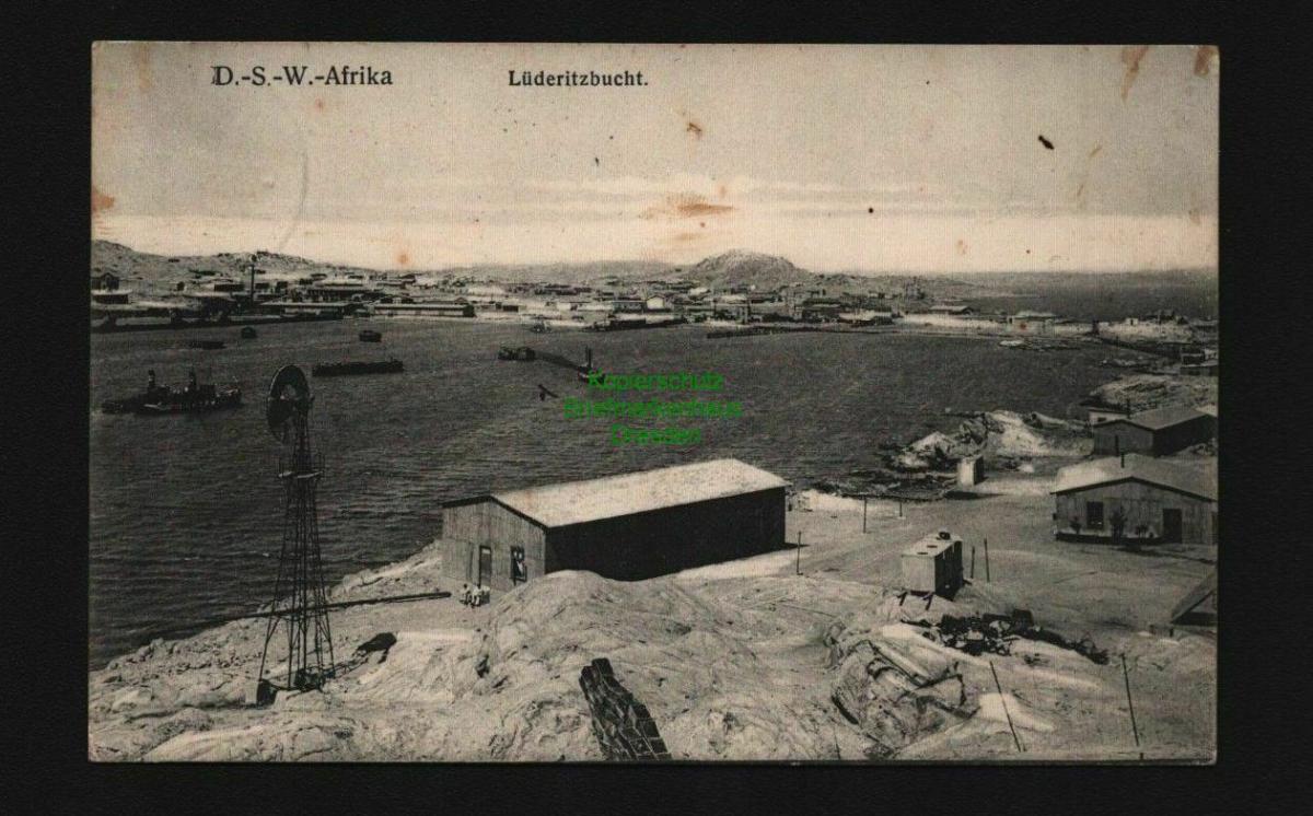 Ansichtskarte Dsw Luderitzbucht 1909 Verlag J C Hubrich Swakopmund Nr Oldthing Ansichtskarten Deutsche Kolonien