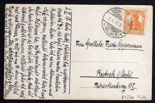 81370 AK Neukloster i. M. Hotel Kracht 1917