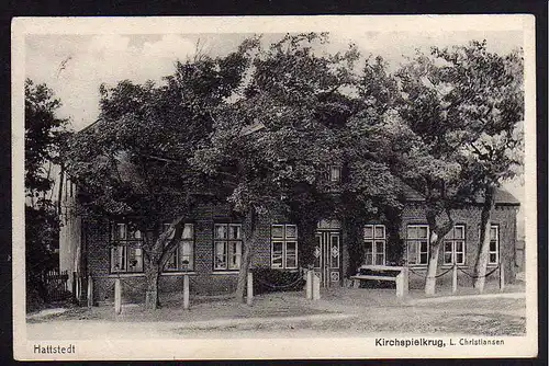 73206 AK Hattstedt Kirchspielkrug Gaststätte 1933