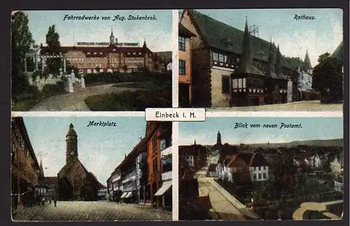 37289 AK Einbeck Fahradwerke Stukenbrok Rathaus 1920