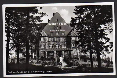 36998 AK Sachsen Baude auf dem Fichtelberg Oberwiesenthal 1940