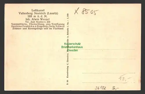 36982 AK Valtenberg um 1920