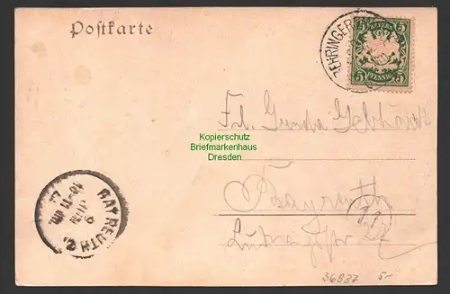 36937 AK Behringersmühle Markt Gößweinstein 1901
