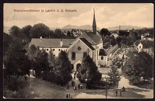 36065 AK Kapuzinerkloster in Laufen a. d. Salzach 1915