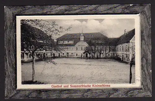 35822 AK Gasthof Kleinschirma Freiberg 1912 Restaurant