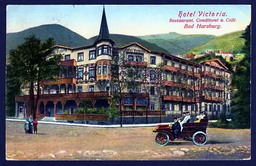 35688 AK Bad Harzburg Hotel Victoria Restaurant 1918