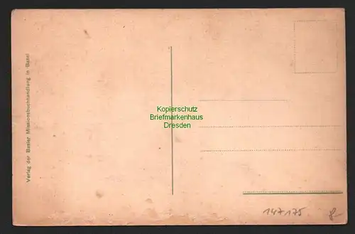 147175 AK Kameruner Dorfstraße um 1910 Verlag der Basler  Missionsbuchhandlung