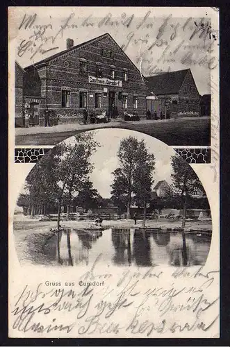 74719 AK Cursdorf Gasthaus 1916 Dorfteich