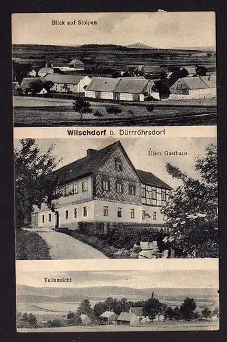 74224 AK Wilschdorf bei Dürrröhrsdorf Ufers gasthaus 1926