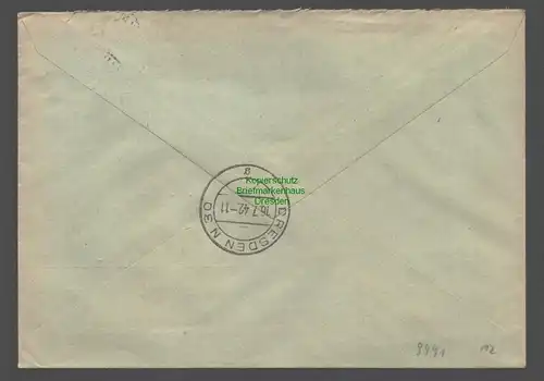 B9441 R-Brief Gebr. Hörmann A.-G. Kaiserslautern 2  1942 Schreiber Nachfolger