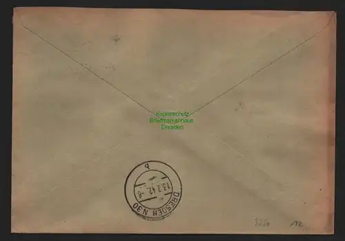 B9250 R-Brief Gebr. Hörmann A.-G. Dinklage 1942 Kathmann & Beimohr Lebensmittel