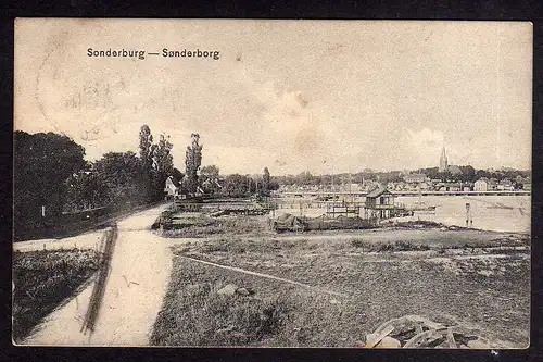 94012 AK Sønderborg Sonderburg 1907 Strand Fischernetze
