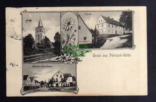 135380 AK Polski Swietow Polnisch Wette Glucho?azy Ziegenhals 1911 Kirche