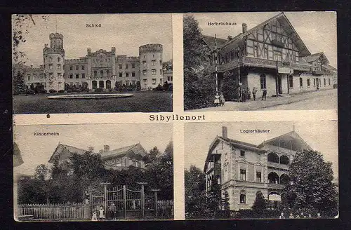 95162 AK Szczodre Sibyllenort 1912 Schloß Hofbräuhaus G