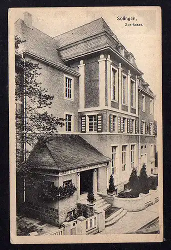 93443 AK Solingen 1925 Sparkasse