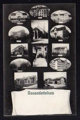 86540 AK Neuendettelsau Industrieschule Hospiz gesamt 13 Ansichten