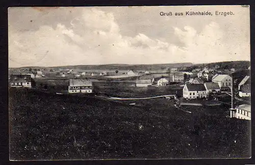 73987 AK Kühnhaide Erzgebirge 1916 Marienberg