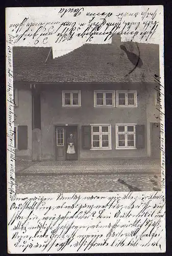 73237 AK Penzin 1911 Fotokarte Wohnhaus Hausnummer 9