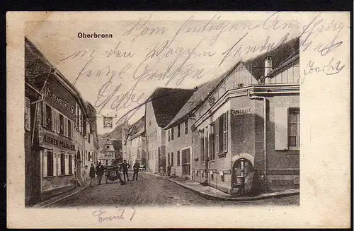 69913 AK Oberbronn Hotel zum Hirsch 1904