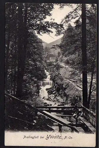 68842 AK Prollingfall bei Ybbsitz 1910 Wasserfall