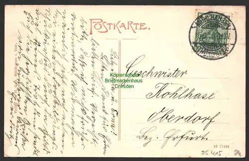 35415 AK Mühlhausen Thür. Kirmes Kirmeslieder 1910