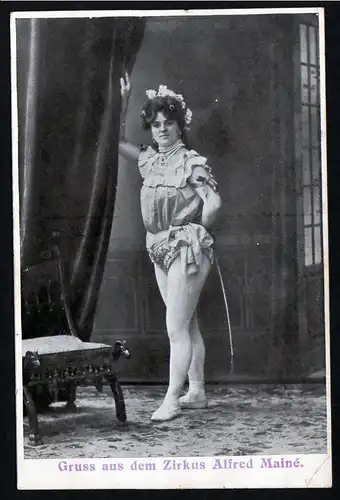 35517 AK Zirkus Alfred Maine um 1910