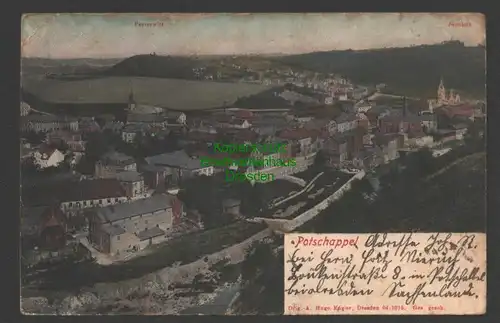 145654 AK Freital Potschappel 1905 Panorama Richtung Pesterwitz Juchhöh